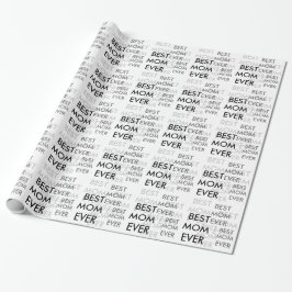 Best mam Ever Moederdag Cadeaupapier