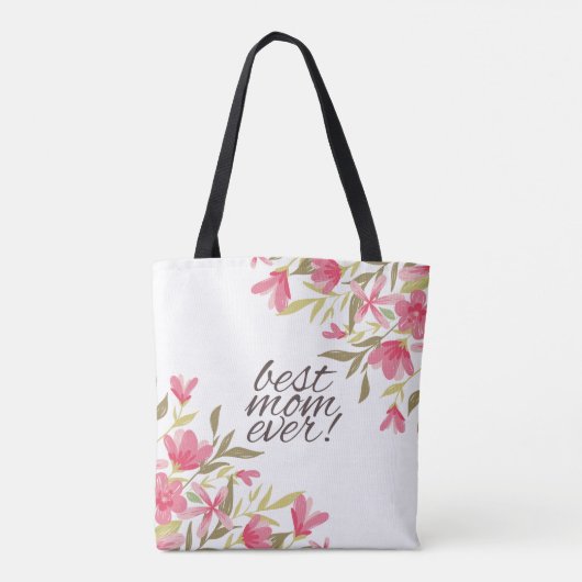 Best mam Ever Moederdag | Canvas tas (Achterkant)