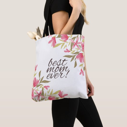 Best mam Ever Moederdag | Canvas tas (Dichtbij)