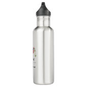 Best Mam Ever Moederdag Floral Aangepast Waterfles (Rechts)