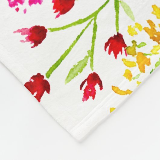 Best Mam Ever Moederdag Foto Collage Floral Fleece Deken (Hoek)