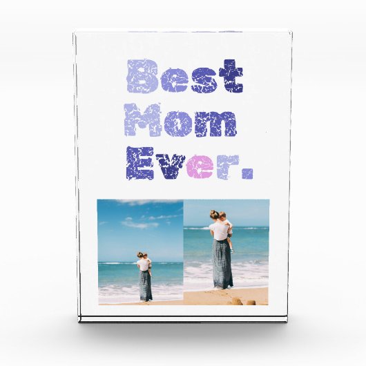 Best mam Ever Moederdag Fotoblokken (Voorkant)