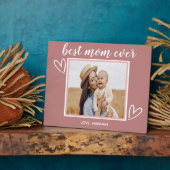 Best mam ever Moederdag Fotoplaat (Zijkant)