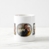 Best mam Ever Moederdag Gift 3 Photo Cutout Koffiemok (Center)