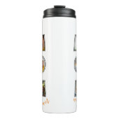 Best mam Ever Moederdag Gift 3 Photo Cutout Thermosbeker (Voorkant)