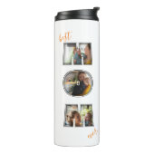 Best mam Ever Moederdag Gift 3 Photo Cutout Thermosbeker (Gedraaid links)