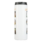 Best mam Ever Moederdag Gift 3 Photo Cutout Thermosbeker (Achterkant)