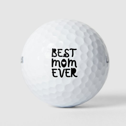 Best mam Ever Moederdag Golfballen (Voorkant)