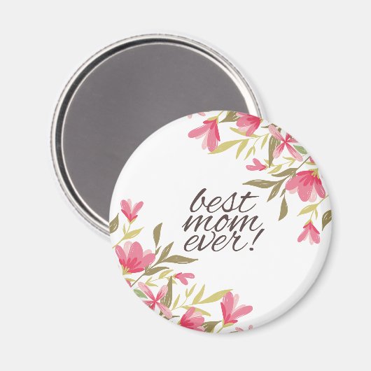 Best mam Ever Moederdag | Magneet (Voorkant / Achterkant)