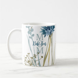 Best mam Ever Moederdag Monogram Floral Koffiemok