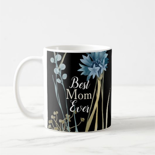 Best mam Ever Moederdag Monogram Floral Koffiemok (Links)