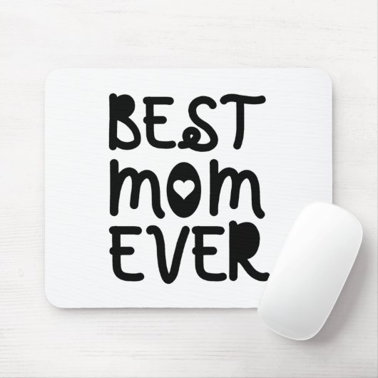 Best mam Ever Moederdag Muismat (Met muis)