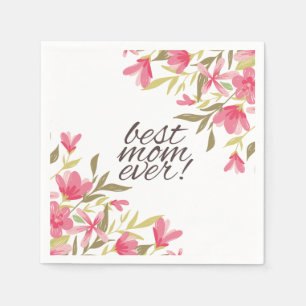 Best mam Ever Moederdag   Napkin Servet