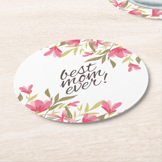 Best mam Ever Moederdag | Onderzetter (Gebogen)