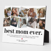 Best mam Ever Moederdag Photo Collage Plaque Fotoplaat (Zijkant)