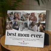 Best mam Ever Moederdag Photo Collage Plaque Fotoplaat
