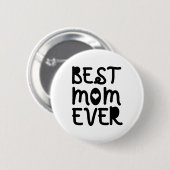 Best mam Ever Moederdag Ronde Button 5,7 Cm (Voorkant /achterkant)