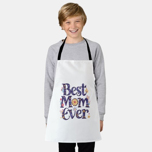 Best mam Ever Moederdag Schort (Gedragen)