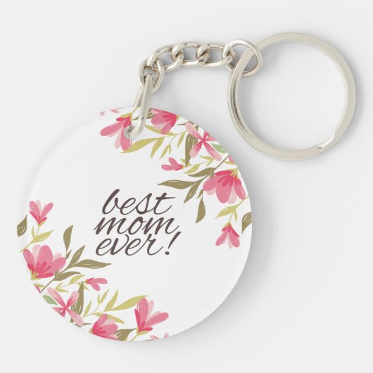 Best mam Ever Moederdag | Sleutelhanger (Achterkant)