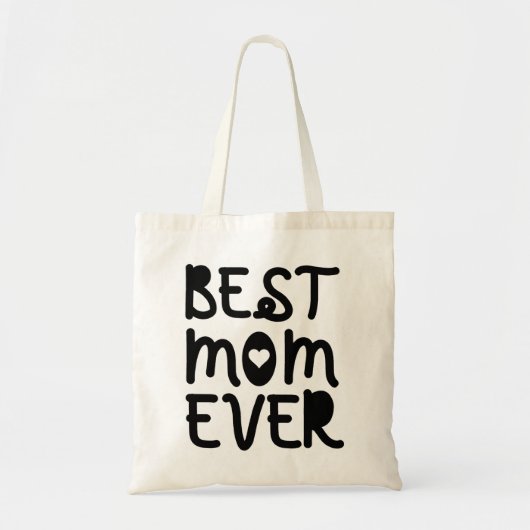 Best mam Ever Moederdag Tote Bag (Voorkant)