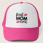 Best mam Ever Moederdag Trucker Pet (Voorkant)