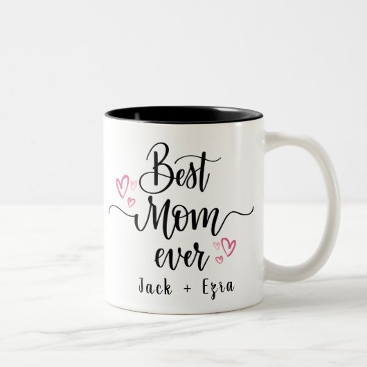 Best mam Ever Moederdag Tweekleurige Koffiemok (Rechts)