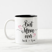 Best mam Ever Moederdag Tweekleurige Koffiemok (Links)