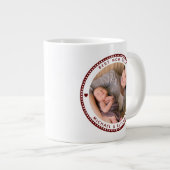 Best mam Ever Moederdag Two Photo Collage Grote Koffiekop (Voorkant rechts)