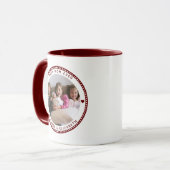 Best mam Ever Moederdag Two Photo Collage Mok (Voorkant links)