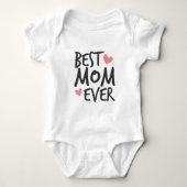 Best mam Ever Moederdag Typografie | Bodysuit (Voorkant)