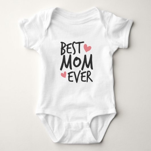 Best mam Ever Moederdag Typografie | Bodysuit (Voorkant)