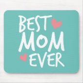 Best mam Ever Moederdag Typografie | Mousepad Muismat (Voorkant)