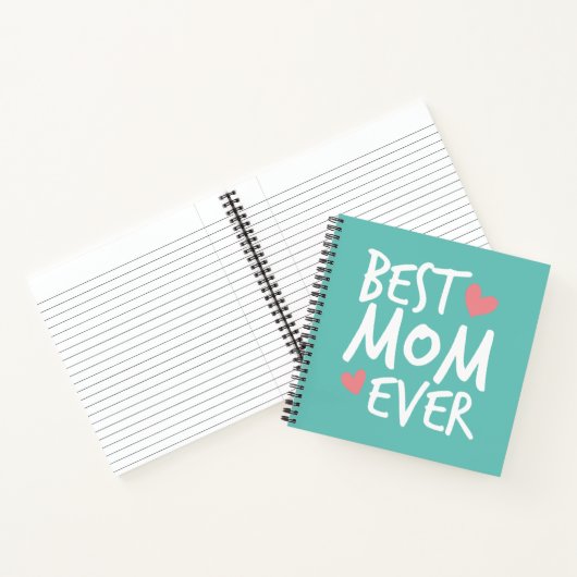 Best mam Ever Moederdag Typografie | NOTITIEBOEK (Binnen)