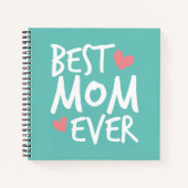 Best mam Ever Moederdag Typografie | NOTITIEBOEK (Voorkant)
