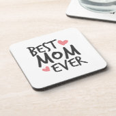 Best mam Ever Moederdag Typografie | ONDERZETTER (Linkerzijde)