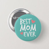 Best mam Ever Moederdag Typografie | Pin-Button Ronde Button 5,7 Cm (Voorkant /achterkant)