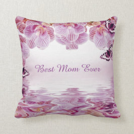 Best mam Ever Orchids Butterfly Quote Sierkussen