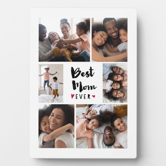 Best mam Ever Photo Collage Fotoplaat (voorkant)