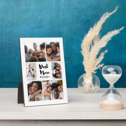 Best mam Ever Photo Collage Fotoplaat (Zijkant)