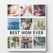 Best mam Ever Photo Collage Keepake Fotoplaat (Voorkant)