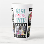 Best mam Ever Photo Collage Latte Mok (Voorkant)