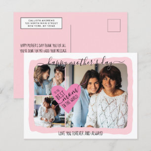 Best mam Ever Photo Collage Moederdag Feestdagenkaart