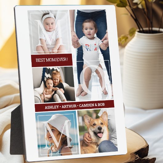 Best mam Ever Photo Collage Moederdag Fotoplaat