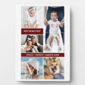 Best mam Ever Photo Collage Moederdag Fotoplaat (voorkant)