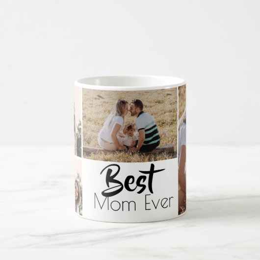 Best mam Ever Photo Collage Moederdag Koffiemok (Center)