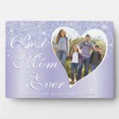 Best Mam Ever Photo Elegant Moederdag Fotoplaat (voorkant)