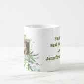 Best mam Ever Photo Greenery Koffiemok (Center)