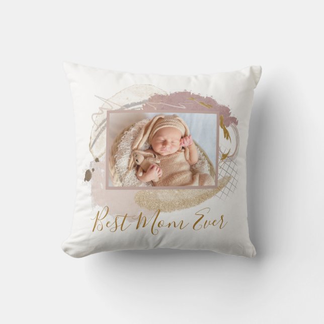 Best mam Ever Photo Modern Kussen (Voorkant)