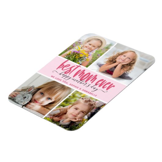Best mam Ever Photo Moederdag Magneet (Linkerzijde)