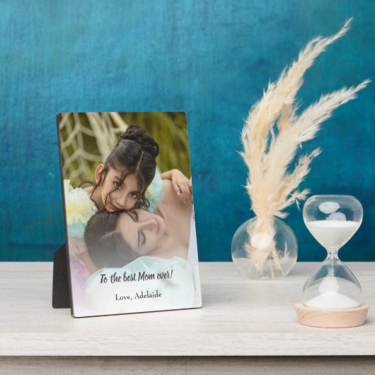 Best mam Ever Photo Plaque Fotoplaat (Zijkant)